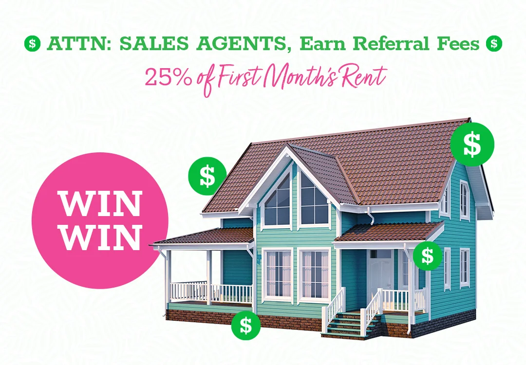 A graphic showing a house with dollar
